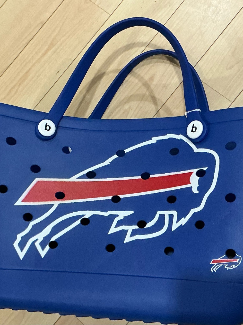 Buffalo Bills NWOT BOGG Like BAG Blue Tote Handbag SHIPS FREE! - Picture 2 of 5